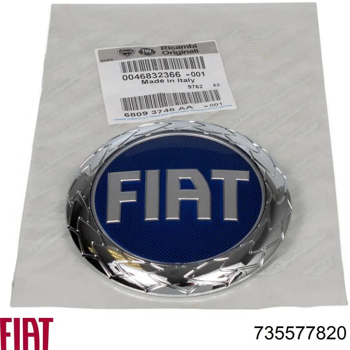 Emblema de tampa de porta-malas (emblema de firma) Fiat/Alfa/Lancia 735577820 preço, a partir de 66,64 USD