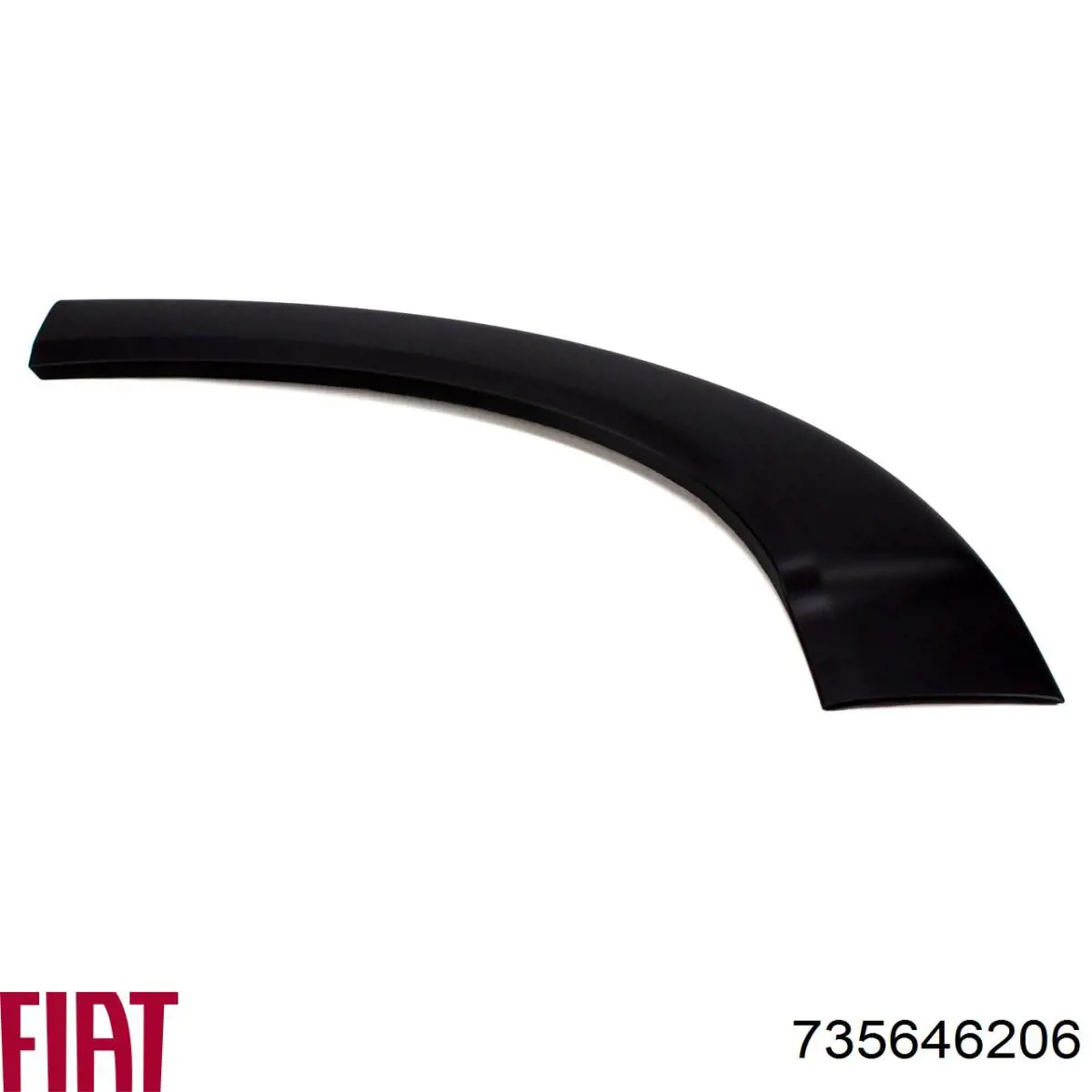 Placa sobreposta da porta dianteira direita Fiat/Alfa/Lancia 735646206