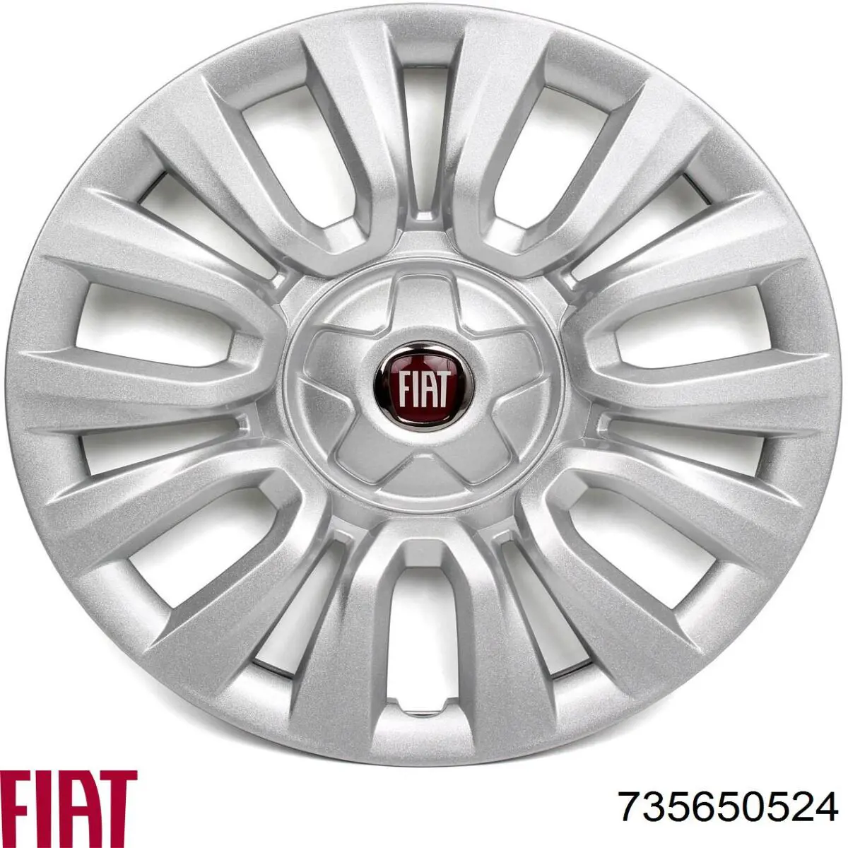 Coberta de disco de roda 735650524 Fiat/Alfa/Lancia