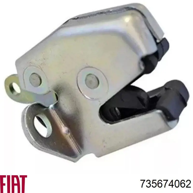 735674062 Fiat/Alfa/Lancia Maçaneta esquerda externa da porta traseira (batente)