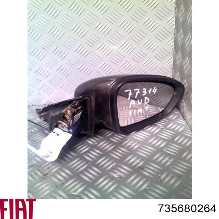 735680264 Fiat/Alfa/Lancia Espelho de retrovisão direito