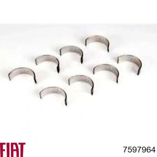 Folhas inseridas de cambota de biela, kit, padrão (STD) Fiat/Alfa/Lancia 7597964 preço, a partir de 20,39 USD
