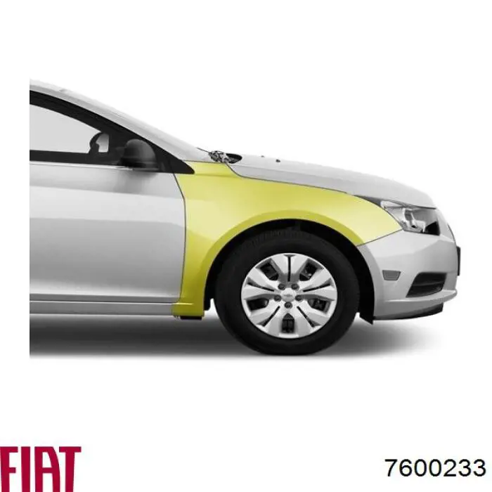 Compre 7600233 Fiat/Alfa/Lancia Pára-lama dianteiro direito