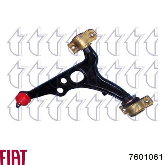 7601061 Fiat/Alfa/Lancia Parafuso de fixação de braço oscilante dianteiro, inferior