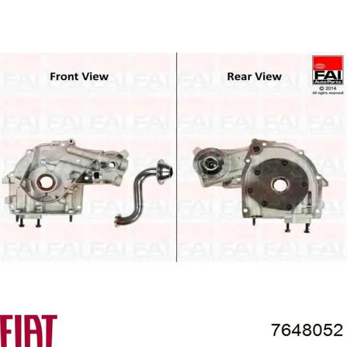 7648052 Fiat/Alfa/Lancia Bomba de óleo