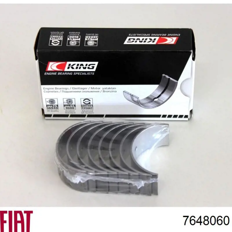 Compre 7648060 Fiat/Alfa/Lancia Folhas inseridas de cambota de biela, kit, padrão (STD)