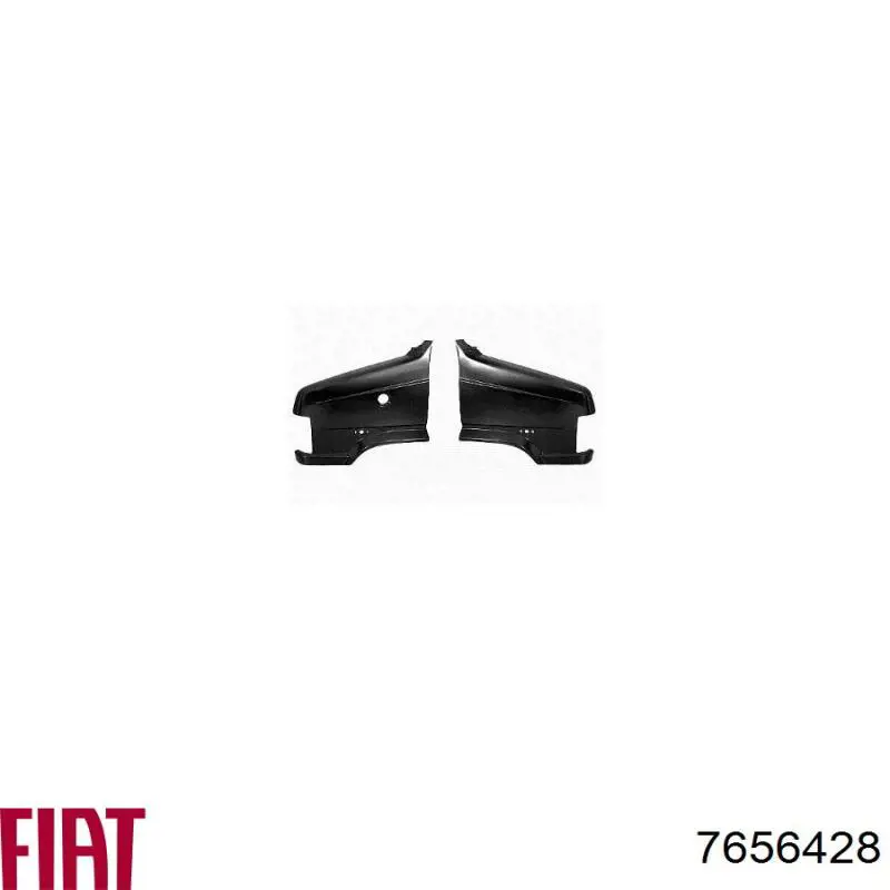 Compre 7656428 Fiat/Alfa/Lancia Pára-lama dianteiro esquerdo