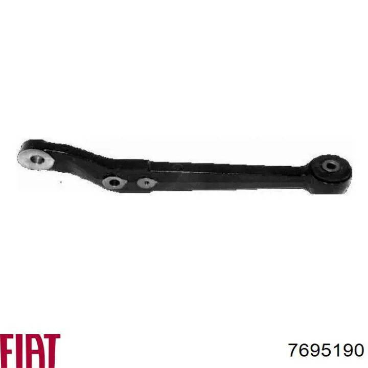 Braço oscilante inferior direito de suspensão dianteira 7695190 Fiat/Alfa/Lancia