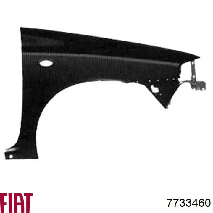 Pára-lama dianteiro direito Fiat/Alfa/Lancia 7733460 preço, a partir de 49,46 USD