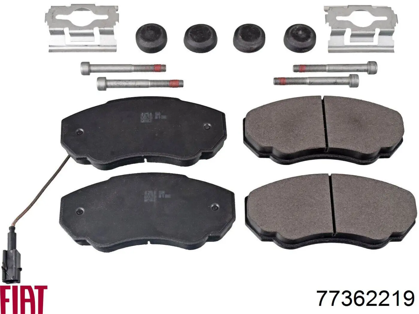 Sapatas do freio dianteiras de disco Fiat/Alfa/Lancia 77362219 preço, a partir de 41,99 USD