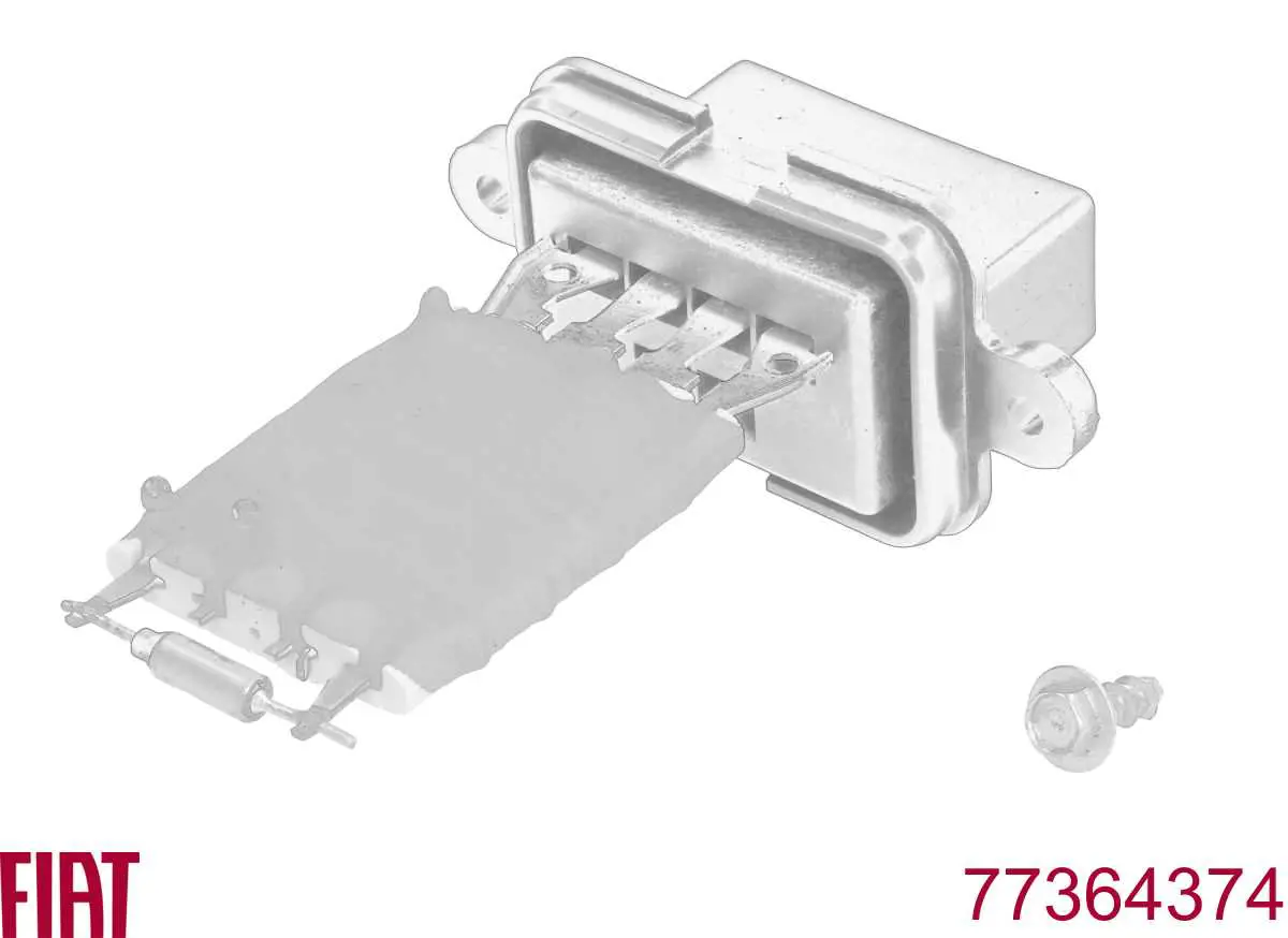 77364374 Fiat/Alfa/Lancia Resistor (resistência) de ventilador de forno (de aquecedor de salão)
