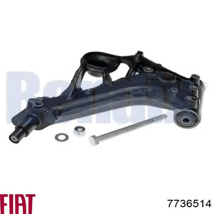 Compre 7736514 Fiat/Alfa/Lancia Braço oscilante inferior esquerdo de suspensão traseira