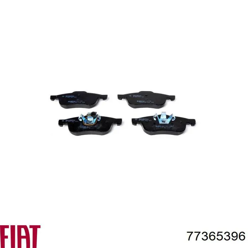 Sapatas do freio dianteiras de disco Fiat/Alfa/Lancia 77365396 preço, a partir de 42,90 USD