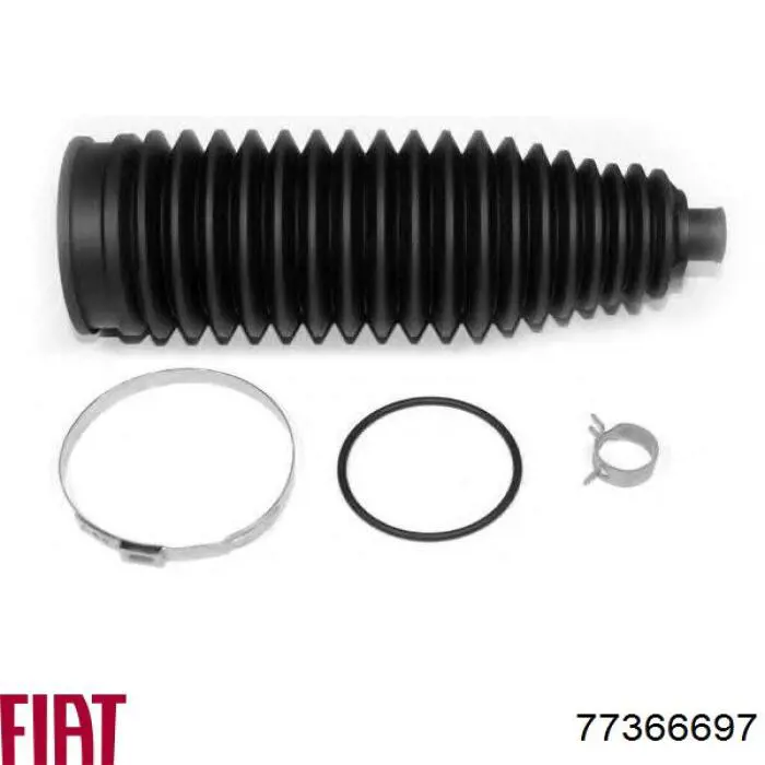 77366697 Chrysler Bota de proteção do mecanismo de direção (de cremalheira)