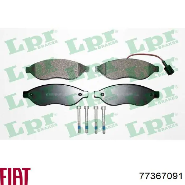Sapatas do freio dianteiras de disco Fiat/Alfa/Lancia 77367091 preço, a partir de 50,45 USD