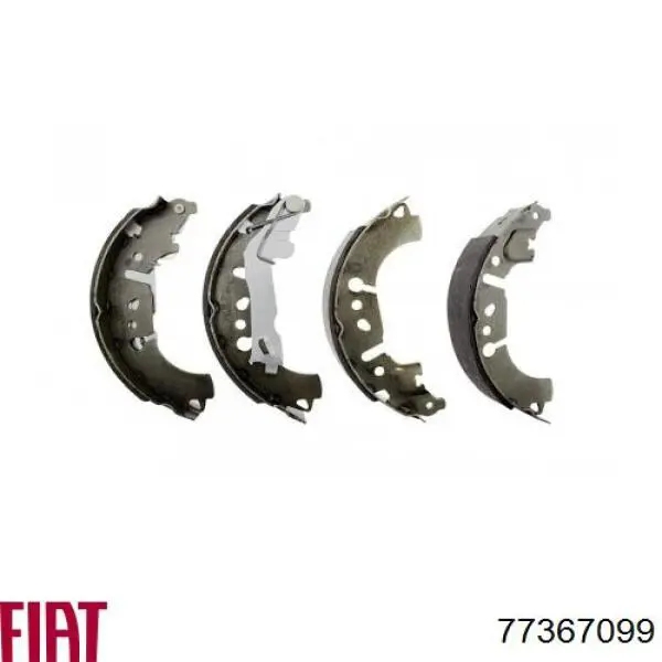 Sapatas do freio traseiras de tambor Fiat/Alfa/Lancia 77367099 preço, a partir de 43,98 USD