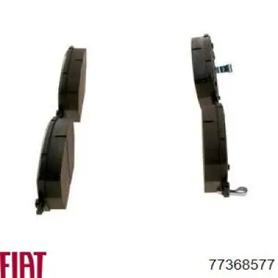 Sapatas do freio dianteiras de disco Fiat/Alfa/Lancia 77368577 preço, a partir de 46,01 USD