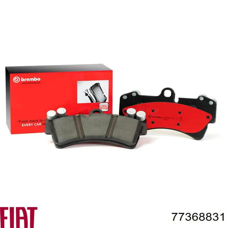 Compre 77368831 Fiat/Alfa/Lancia Sapatas do freio dianteiras de disco