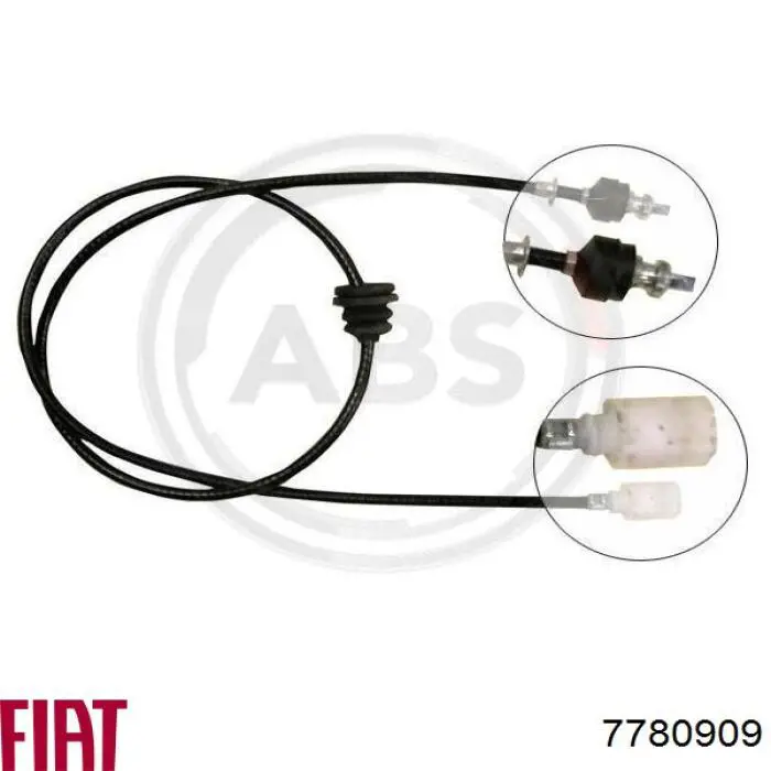 Cabo de acionamento de velocímetro 7780909 Fiat/Alfa/Lancia