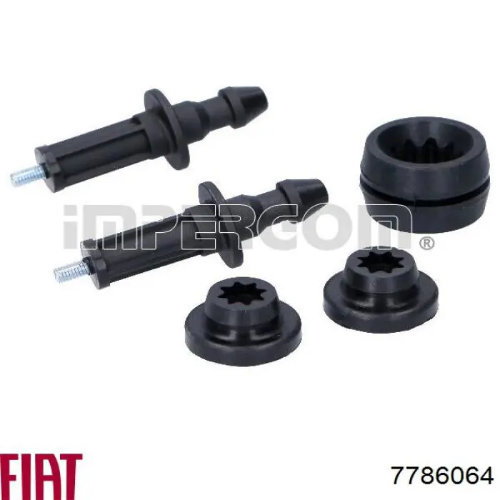 7786064 Fiat/Alfa/Lancia Pára-choque de borracha da tampa de válvulas