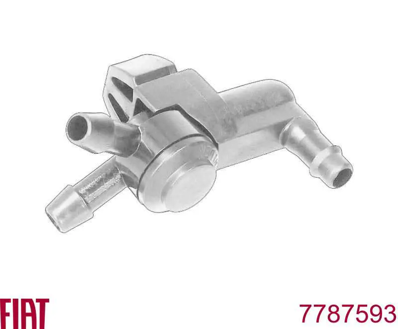 7787593 Fiat/Alfa/Lancia União em T do sistema de lavador de pára-brisas