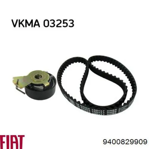 Rolo de reguladora de tensão da correia do mecanismo de distribuição de gás Fiat/Alfa/Lancia 9400829909 preço, a partir de 16,98 USD