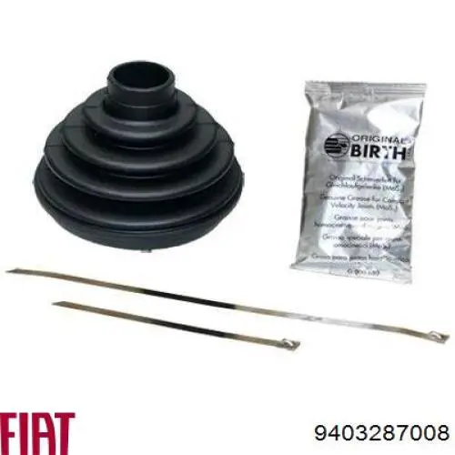 Bota de proteção interna de junta homocinética do semieixo dianteiro 9403287008 Fiat/Alfa/Lancia