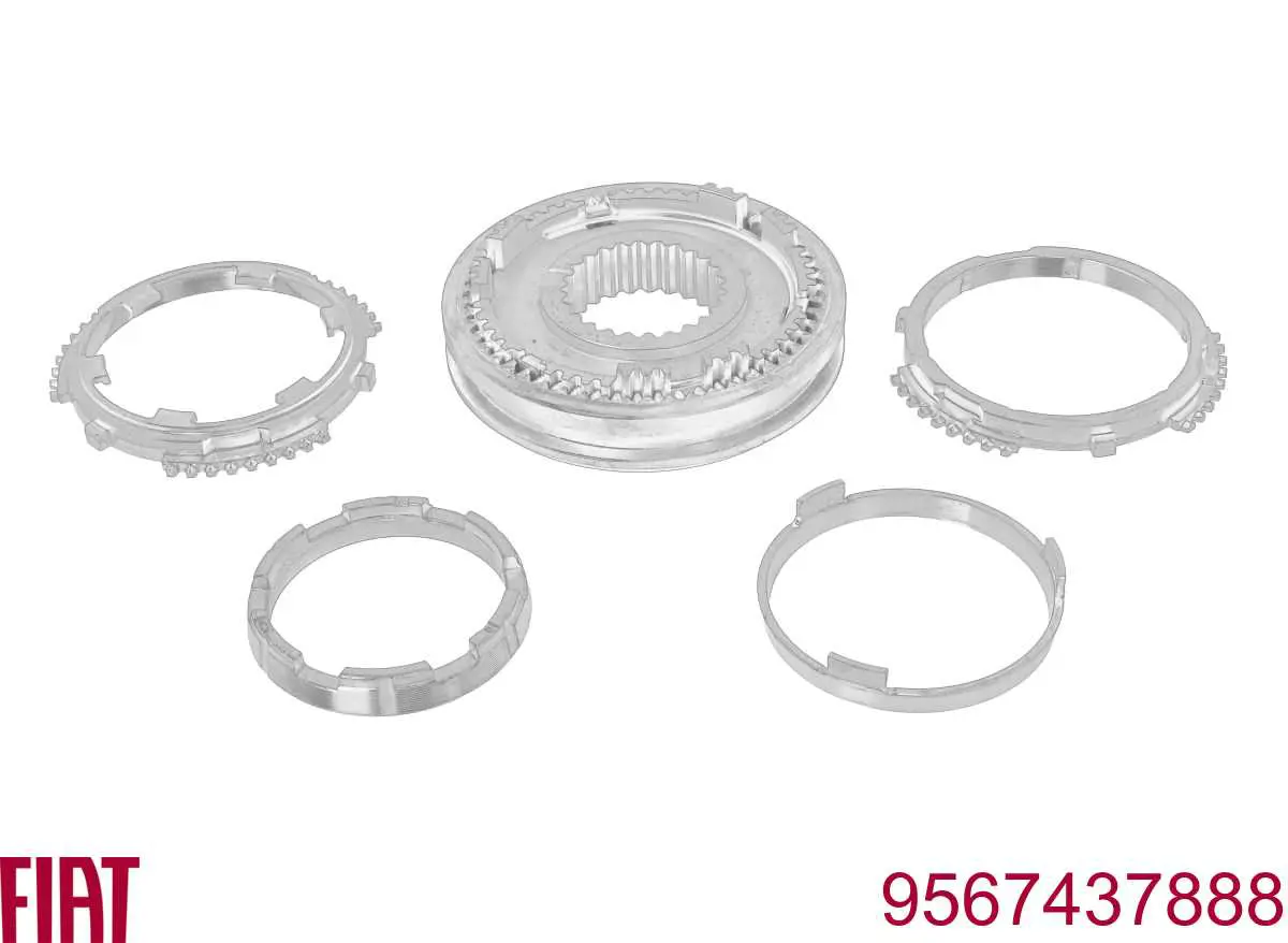 Sincronizador de 3ª/4ª velocidade Fiat/Alfa/Lancia 9567437888 preço, a partir de 177,40 USD