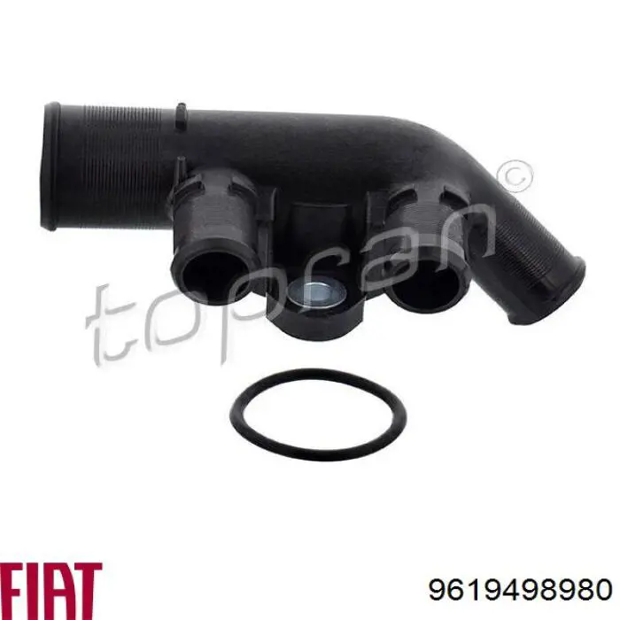 9619498980 Fiat/Alfa/Lancia Flange do sistema de esfriamento (união em T)