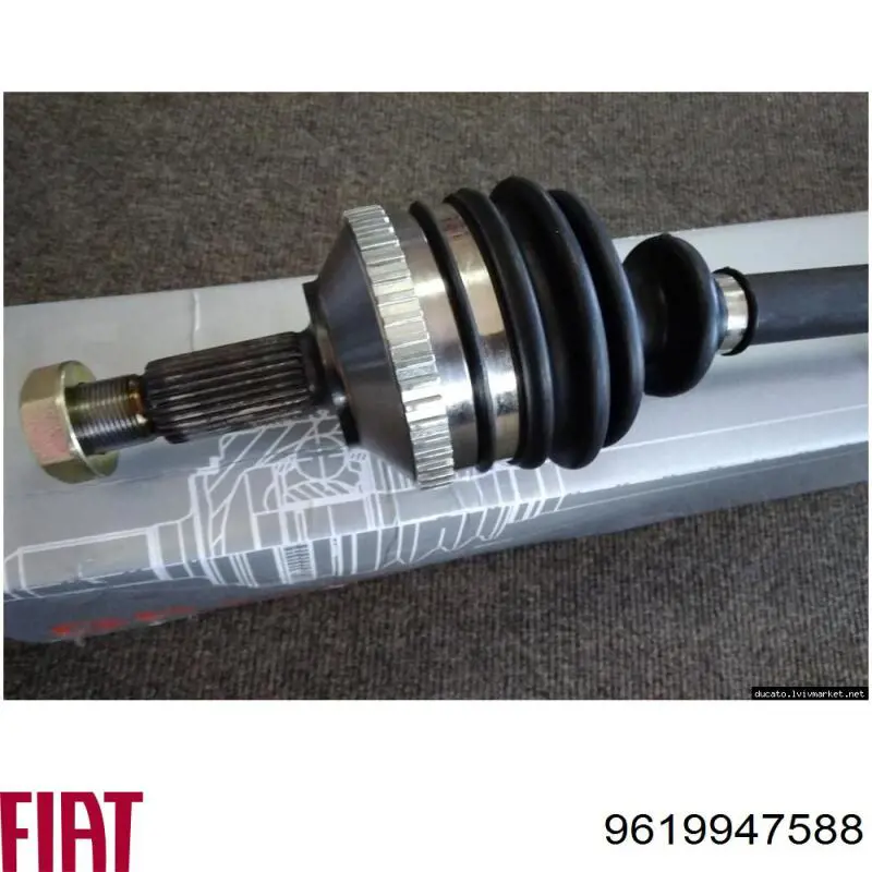 Compre 9619947588 Fiat/Alfa/Lancia Semieixo (acionador) dianteiro esquerdo