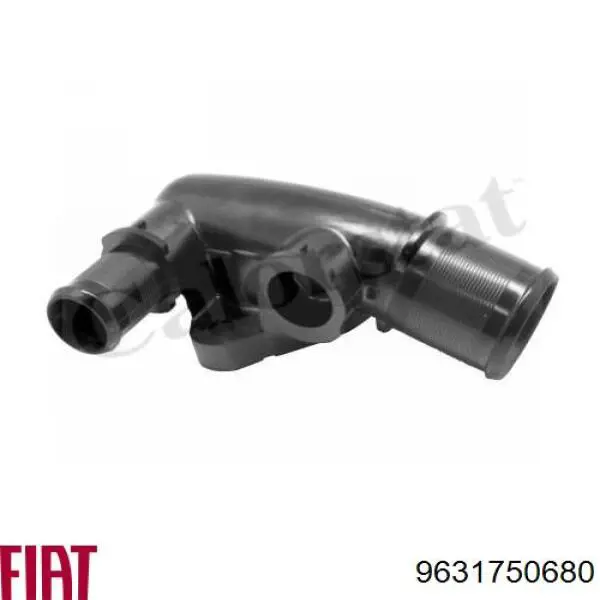 Compre 9631750680 Fiat/Alfa/Lancia Flange do sistema de esfriamento (união em T)