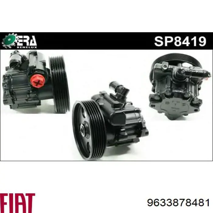 9633878481 Fiat/Alfa/Lancia Bomba da Direção hidrâulica assistida