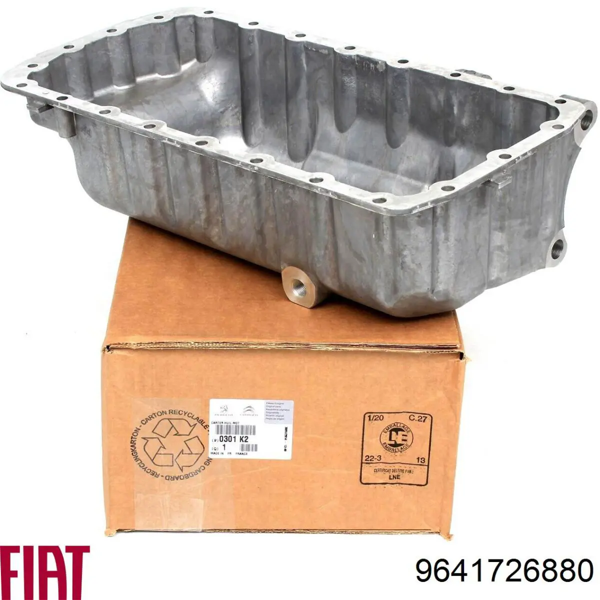 9641726880 Fiat/Alfa/Lancia Panela de óleo de cárter do motor
