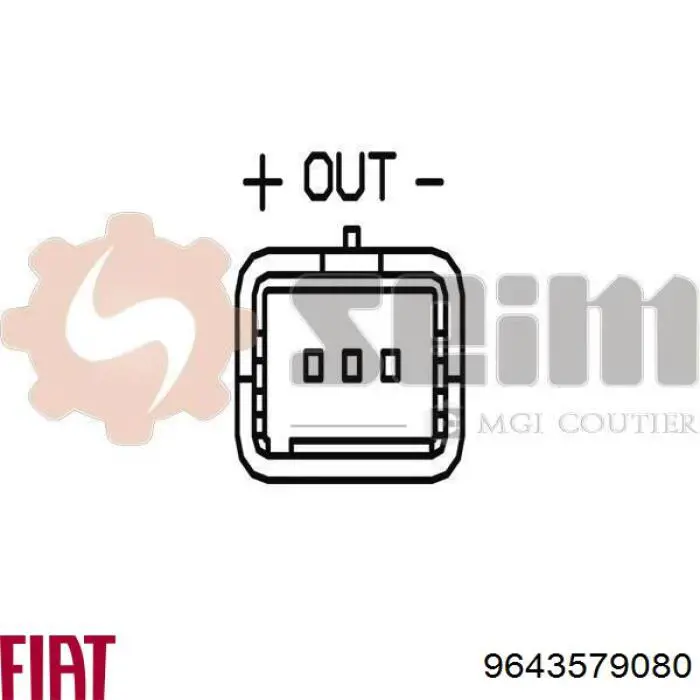 Sensor de posição da árvore distribuidora Fiat/Alfa/Lancia 9643579080 preço, a partir de 29,06 USD