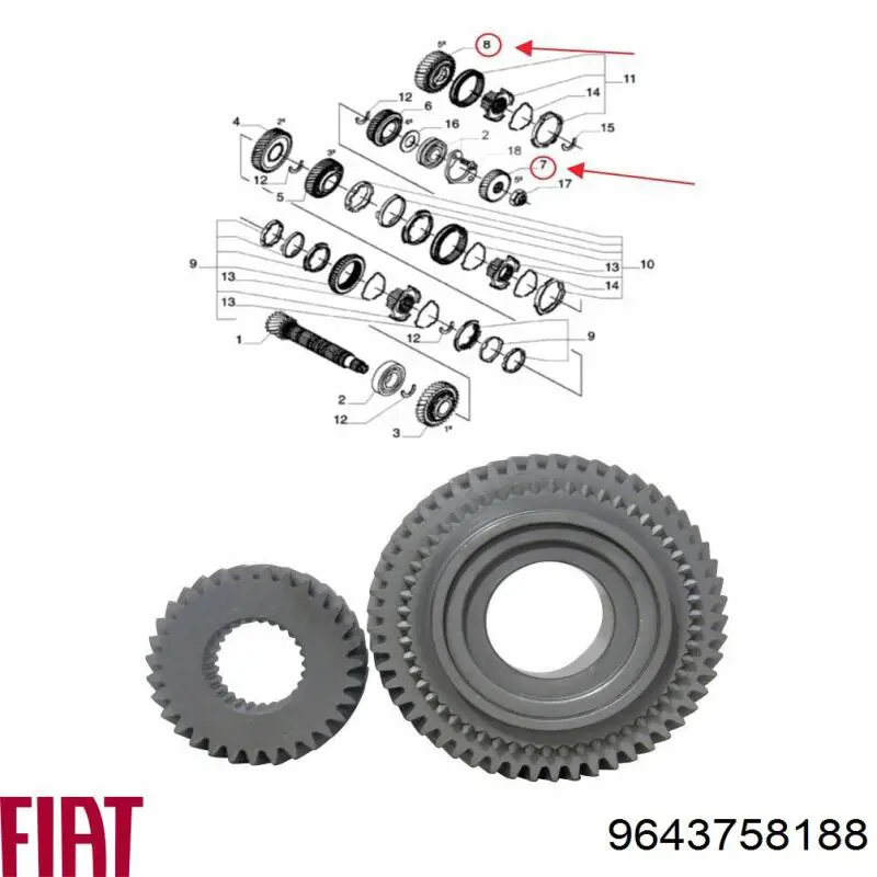 Roda dentada propulsionada de 5ª velocidade Peugeot/Citroen 233350 preço, a partir de 250,98 USD