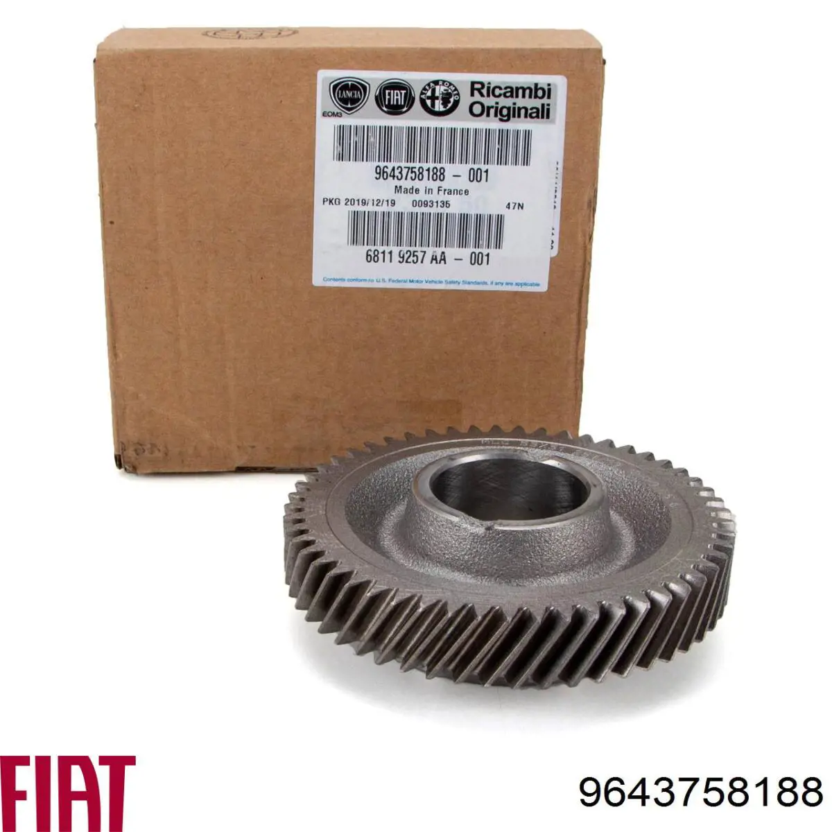 Compre 9643758188 Fiat/Alfa/Lancia Roda dentada propulsionada de 5ª velocidade