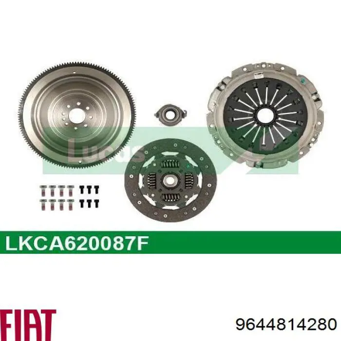Kit de embraiagem (3 peças) Fiat/Alfa/Lancia 9644814280 preço, a partir de 211,48 USD