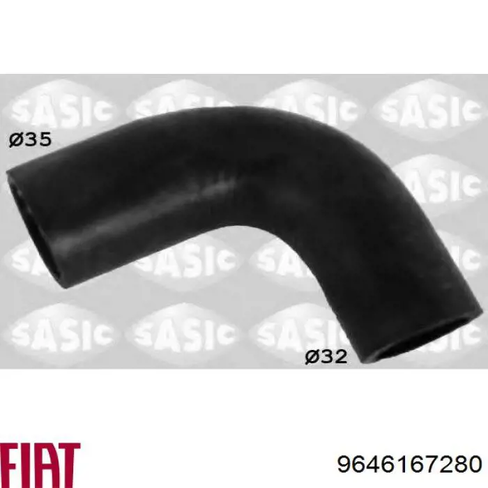 Compre 9646167280 Fiat/Alfa/Lancia Mangueira (cano derivado) do termostato