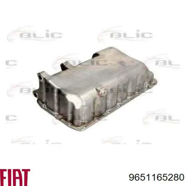 Panela de óleo de cárter do motor Fiat/Alfa/Lancia 9651165280 preço, a partir de 74,31 USD