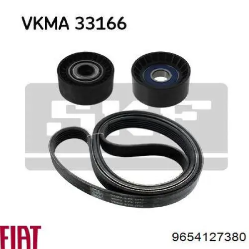 Compre 9654127380 Fiat/Alfa/Lancia Reguladora de tensão da correia de transmissão