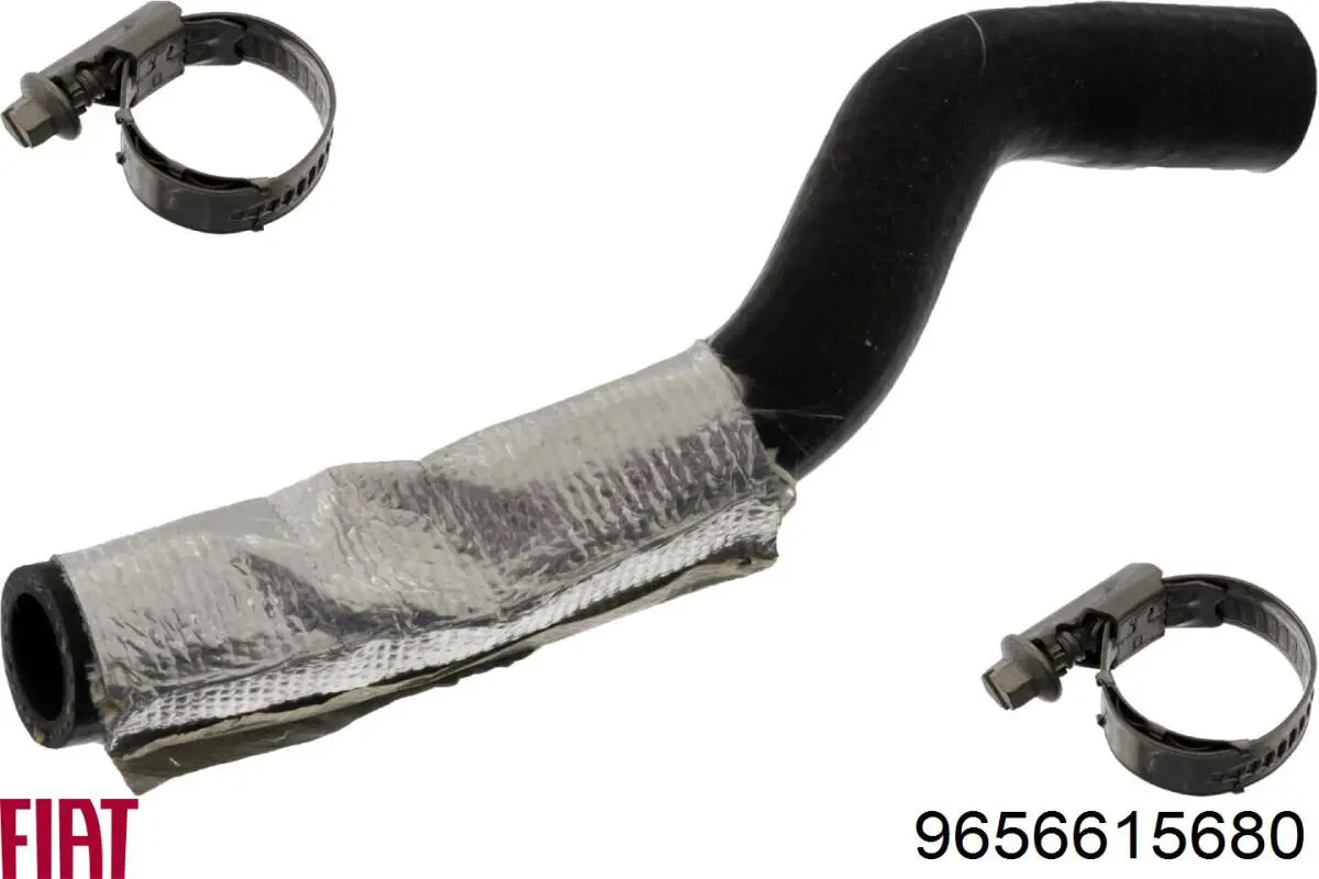 Tubo (mangueira) de derivação de óleo de turbina 9656615680 Fiat/Alfa/Lancia