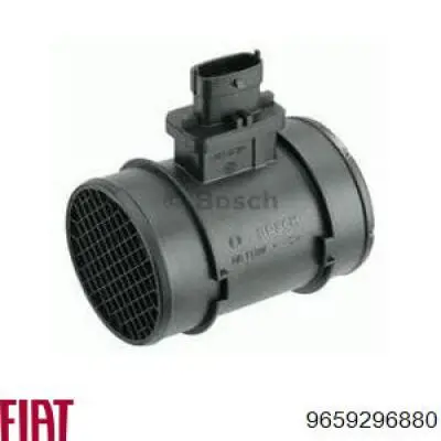 Tubo de combustível do injetor de 2º cilindro 9659296880 Fiat/Alfa/Lancia