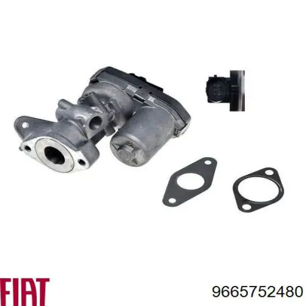Válvula EGR de recirculação dos gases Fiat/Alfa/Lancia 9665752480 preço, a partir de 112,65 USD