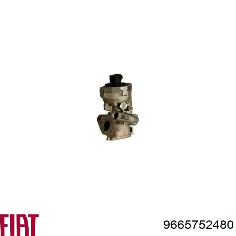Válvula EGR de recirculação dos gases 9665752480 Fiat/Alfa/Lancia