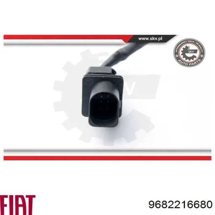 Sonda lambda, sensor de oxigênio até o catalisador 9682216680 Fiat/Alfa/Lancia