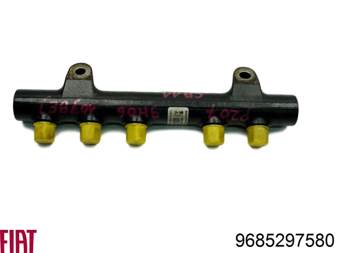 Distribuidor de combustível (rampa) 9685297580 Fiat/Alfa/Lancia
