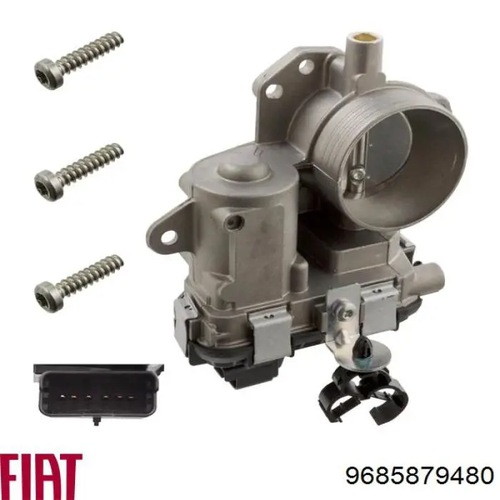 9685879480 Fiat/Alfa/Lancia Válvula de borboleta montada