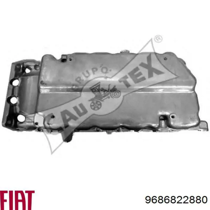 9686822880 Fiat/Alfa/Lancia Panela de óleo de cárter do motor