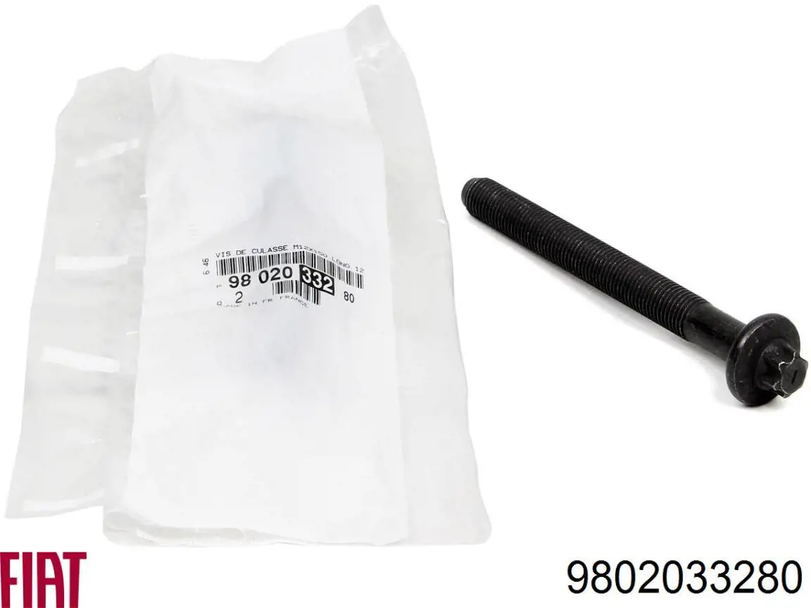 Compre 9802033280 Fiat/Alfa/Lancia Parafuso de cabeça de motor (CBC)