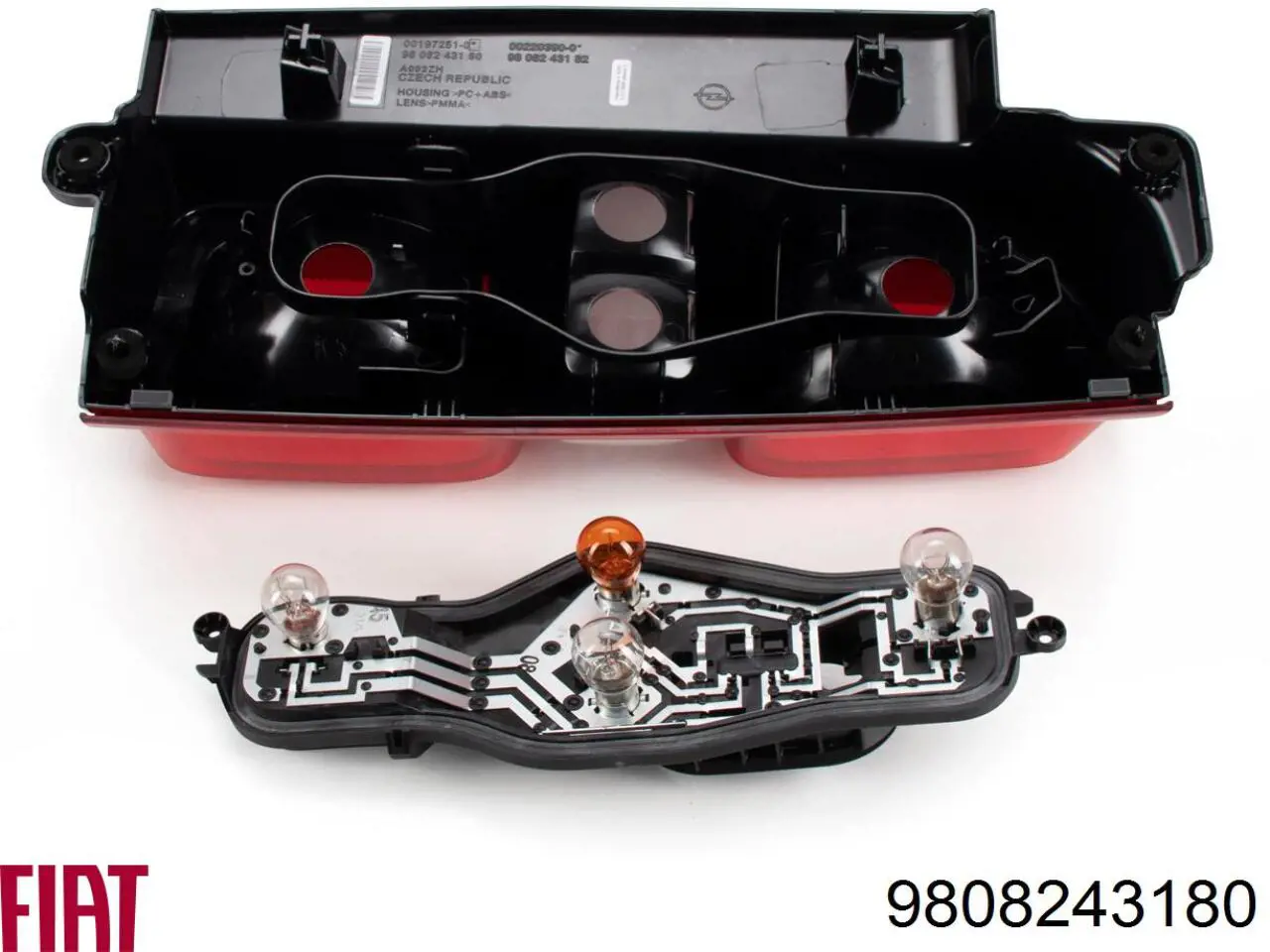 Lanterna traseira esquerda 9808243180 Toyota